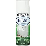 Rust-Oleum 280882 Specialty Tub and Tile Spray Paint, 12-Ounce, White