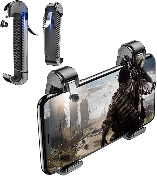 Amazon Co Jp Newseego Pubg Mobile 荒野行動 四本指コントローラー ゲームパット感応式 ジョイスティック 高感度 高耐久 装着簡単安定 Iphone Android 4インチ 6 5インチ 各機種対応 各種ゲーム対応 ゲーム