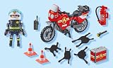 Playmobil 71466 Action Heroes Motorcycle Oil Spill Incident 21 pcs view 6