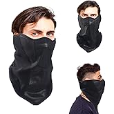 Omenex Balaclavas,Windproof Adjustable Stable Earloop Half Face Mask Neck Gaiter,Breathable Area for Snowboard Ski Camping Motorcycle Cycling Bike Hiking Skateboard Skull(Long Neck Style)