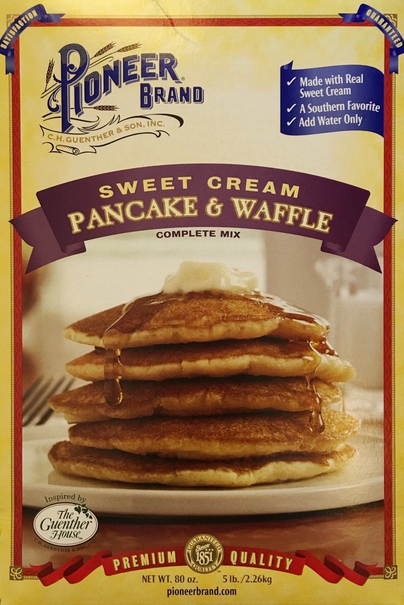 Pioneer Brand Sweet Cream Pancake And Waffle Complete Mix 80 Oz Amazon Com Grocery Gourmet Food