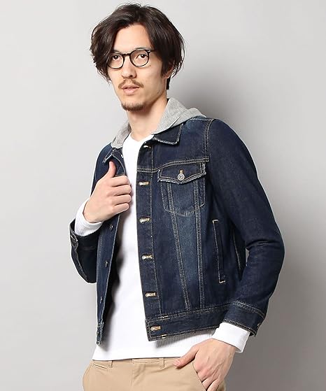 Amazon Co Jp Natural Story ナチュラルストーリー Web限定価格 フード付gジャン メンズ 服 ファッション小物