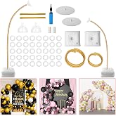 Balloon Arch Kit,8.2FT &amp; 5FT Free Bending Half Balloon Arch Stand with Base | Balloon Arch Frame for Birthday, Wedding, Baby Shower, Graduation Party Decorations, Reusable DIY Backdrop Stand