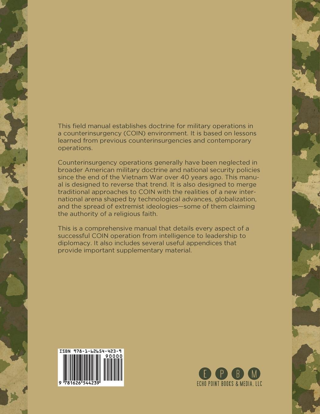 The U.S. Army/Marine Corps Counterinsurgency Field Manual: Sarah Sewall,  John A. Nagl, David H. Petraeus: 9781626544239: Amazon.com: Books