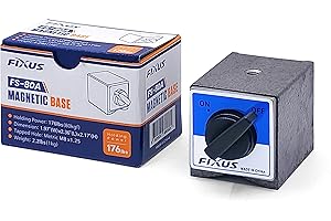 Fixus Magnetic Base Holder Bed, on/Off Switch, M8x1.25 Tapped Hole (FS-80A)