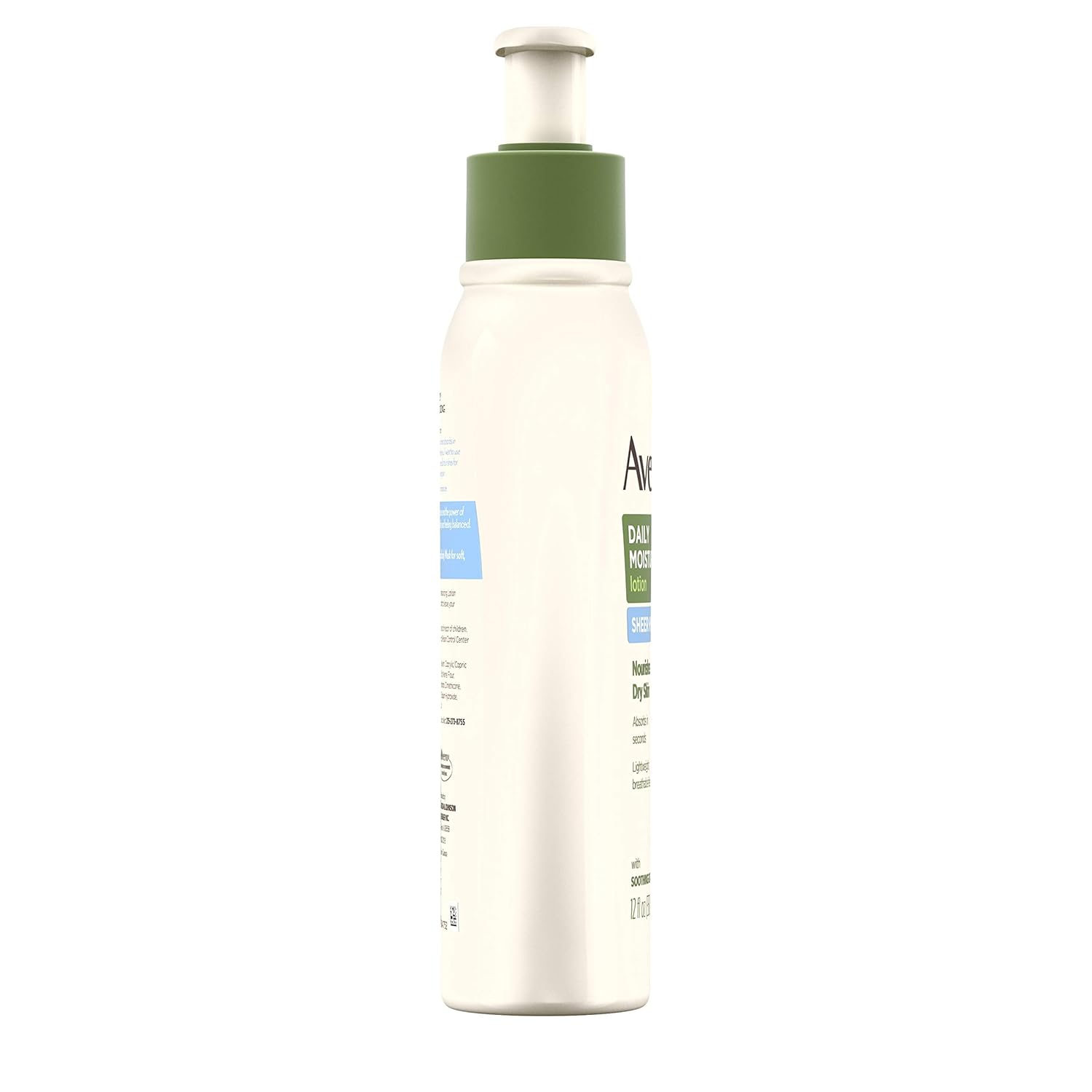 Aveeno Sheer Hydration Daily Moisturizing Lotion for Dry Skin with Soothing Oat, Lightweight, Fast-Absorbing & Fragrance-Free Intense Body Moisturizer, 12 fl. oz : Beauty