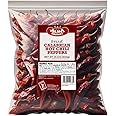 Alma Gourmet Whole Dried Calabrian Hot Chili Peppers Imported From Italy - Authentic Peperoncino Secco Calabrese - 14.1oz (400g)
