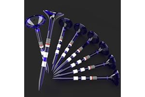 prowithlin Golf Tees 3 1/4 Unbreakable Acrylic, Plastic Long Tee with a Big Cup to Reduce Side Spin & Friction