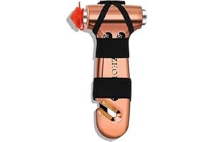 SZEOF Safety Hammer Cute with Window Breaker and Seat Belt Cutter,Car Emergency Escape Hammer,Escape Tool,Rose Gold,1PCS