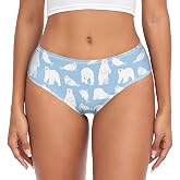 Dallonan Funny Womens Seamless Hipster Underwear No Show Panties Briefs Soft Stretch Bikini Underwears Size XS-XXL