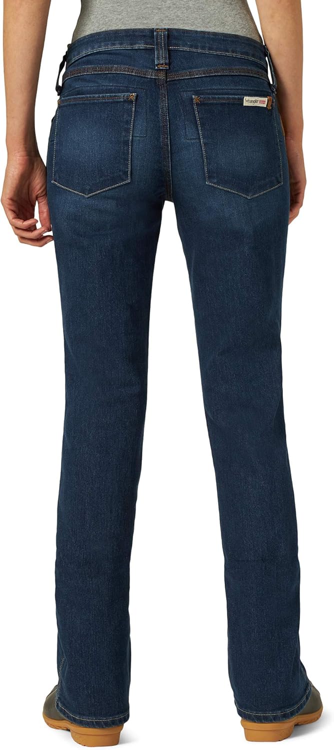 Wrangler Riggs Workwear Women's 5 Pocket Boot Cut Jean: Clothing