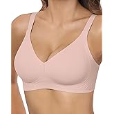 HORISUN Soft Everyday Wireless Bra Seamless Bras for Women Comfortable Push Up Bra No Underwire Bralette