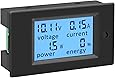 AC Voltage Current Monitor, DROK AC 80-260V 100A LCD Display Digital Volt Amp Power Watt Energy Multimeter Ammeter Voltmeter