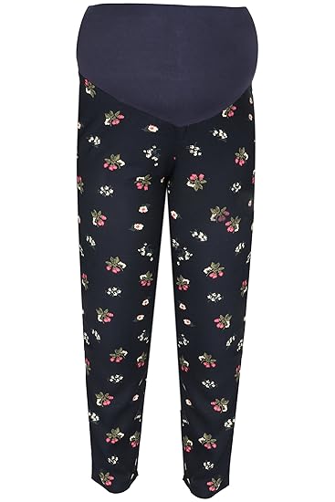 Midnight Blue Printed Maternity Pyjama