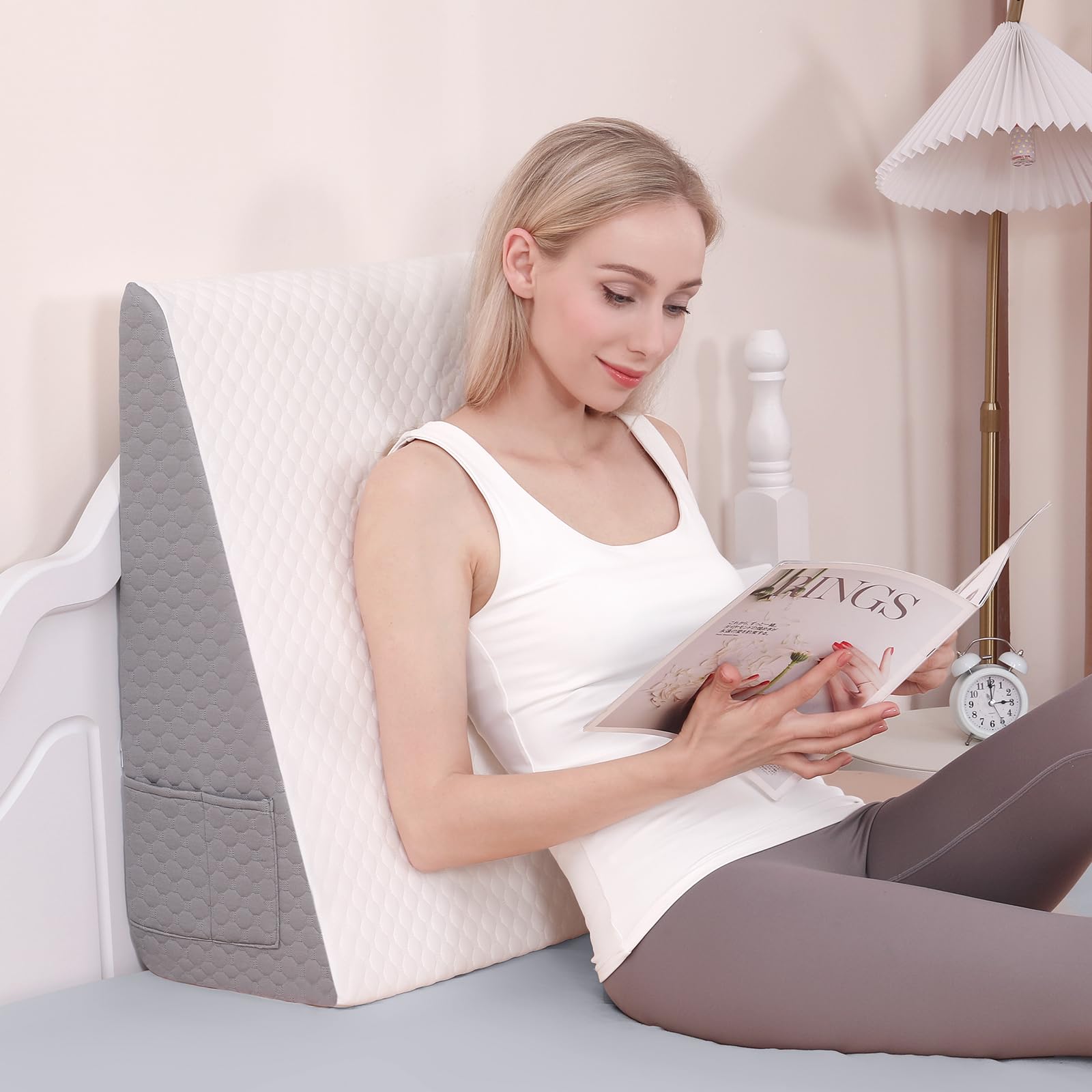 Forias Wedge Pillow for Sleeping,10