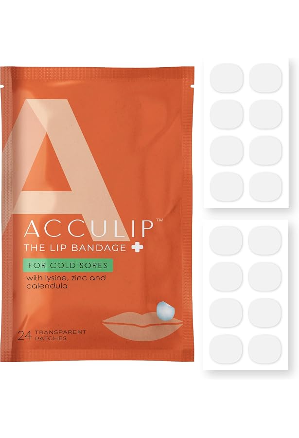 SMARTMED Cold Sore Treatment Patches - Hydrocolloid Patches To Soothe, Hide & Help Heal, 24 Count, Invisible On Skin