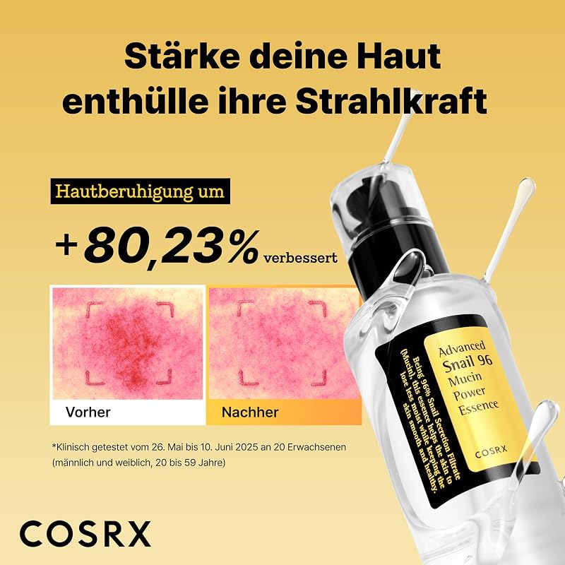 fortschrittliche Schnecken-Muzin-96-Power-Essenz 100 ml fl. oz | Schneckensekret-Filtrat 96 % | Hautreparaturserum | CPNP, Koreanische Hautpflege, ohne Tierquälerei, ohne Parabene, ohne Alkohol — Foto 2 von 7