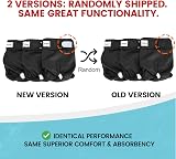 Avont 3 Pack Reusable Dog Diapers Large Black Washable Washable Sanitary Wraps view 8
