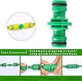 CaLeQi 2Pcs 1/2 Inch Quick Connectors & 4Pcs Double Male Hose Connectors view 4