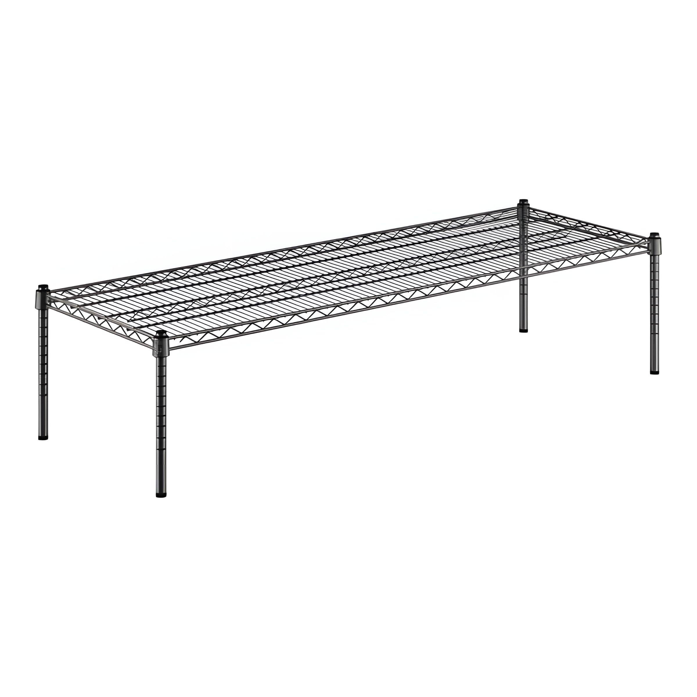 Zedfire 21" x 60" x 14" Black Epoxy Wire Storage