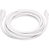 Amazon Basics 25-Foot Extension Cord - 13 Amps, 125V - White