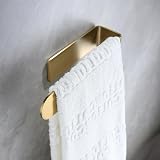 YIGII Gold Towel Rail 20cm Self Adhesive Towel Holder Stainless Steel view 4