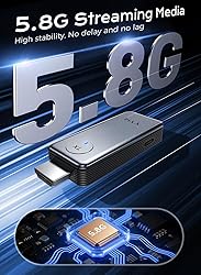 YVQ 2025 Upgraded Wireless HDMI Transmitter and