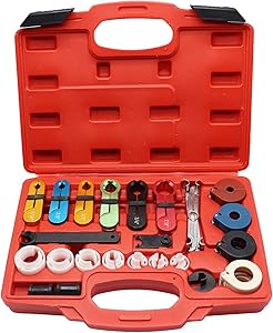 YOTOO Master Quick Disconnect Tool Kit 22pcs for Fuel Line Automotive Air Conditioner and Transmission Oil Cooler Line