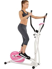 Sunny Health and Fitness Pink Magnetic Elliptical Trainer