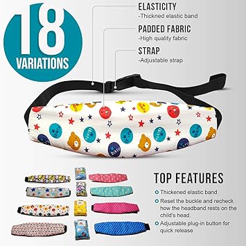 Amazon Com Head Strap Band For Car Seat Support By Mv Essentials
