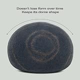 MEOWFIA Cat Cave Premium Felt Bed Merino Wool Slate Grey Medium view 5