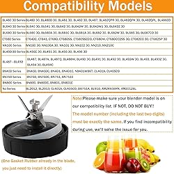 7 Fins Ninja Blender Blade Compatible with Ninja