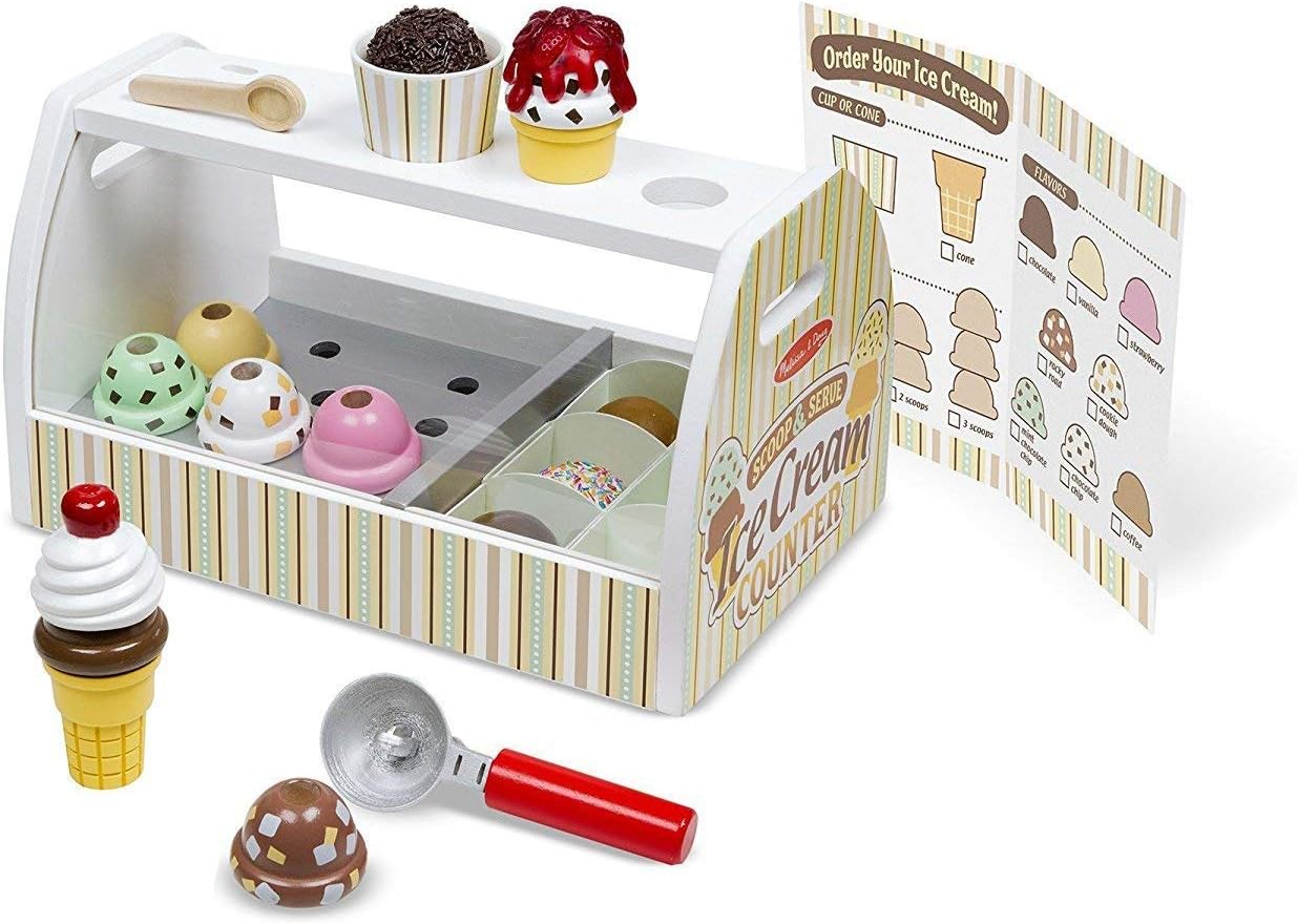 kids ice cream counter