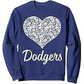 Dodgers Madison Lace Heart HS Sweatshirt