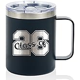 Onebttl Graduation Gifts For Men and Women, College Gifts for Degree, Master Degree, Stainless Steel Insulated Coffee Mug - Class of 2026