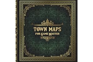 Town Maps for Game Master: 50 Unique and Customizable Regional Maps for Tabletop Role-Playing Games