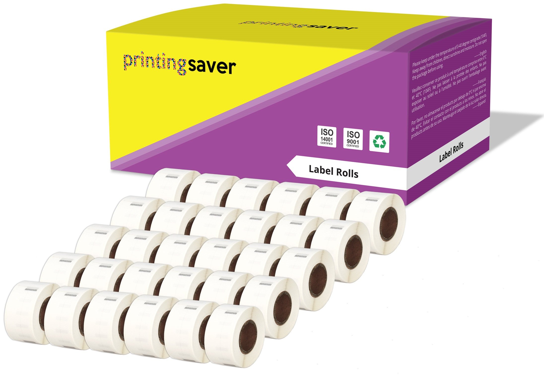 Printing Saver 30x 99017 50 x 12 mm Compatible Suspension File Labels Rolls (220 Labels per Roll) for LabelWriter 310 320 330 4XL 400 450 Turbo/Twin Turbo/Duo & Seiko SLP Label Printers