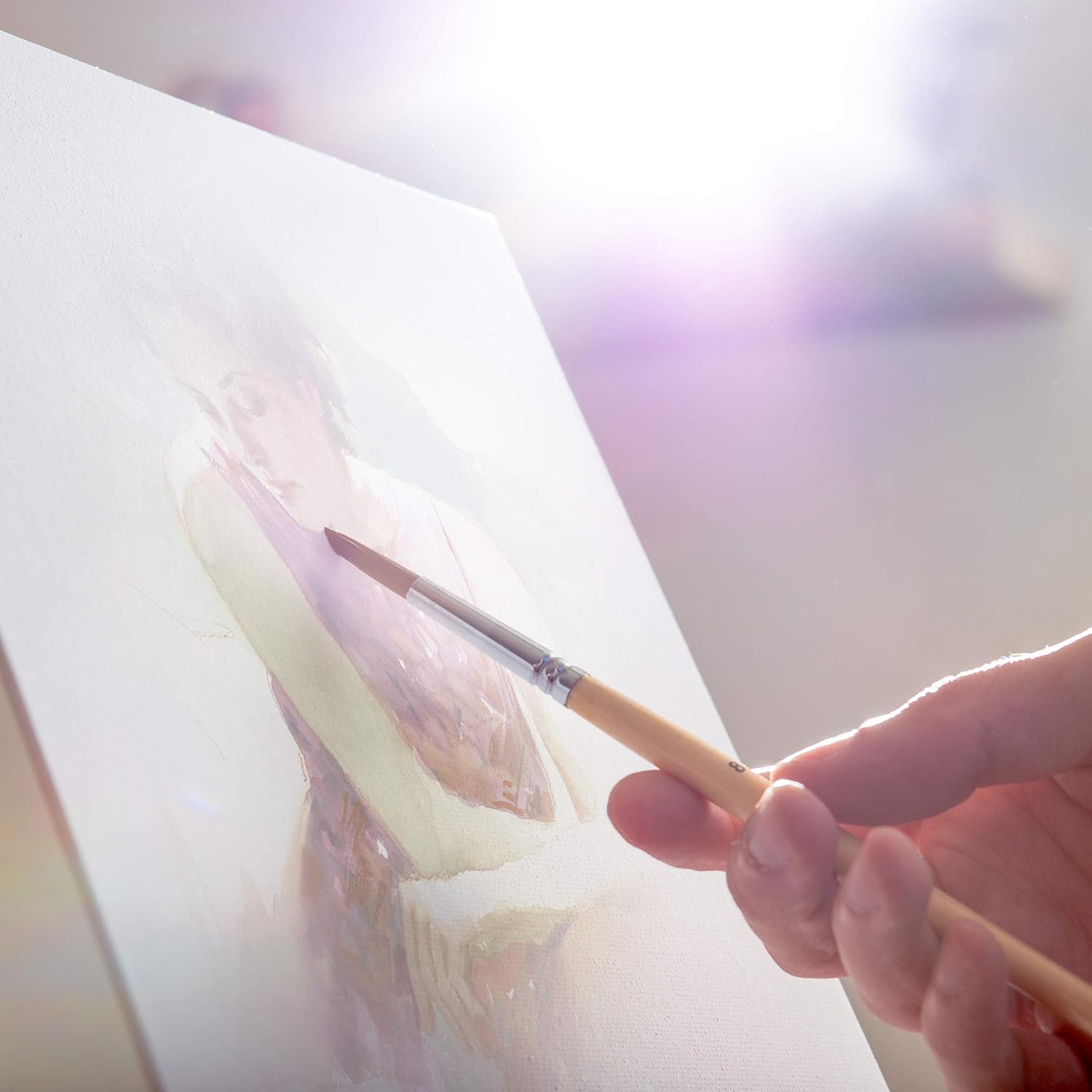 Pre-primed Painting Canvas Panels, 28 Boards Multi-Pack, 5 x 7, 8 x 10, 9 x 12, and 11 x 14, White Cotton Canvases for Acrylic, Oil, Gouache, Tempera Paint, Art Gift for Kids, Adults, Beginners