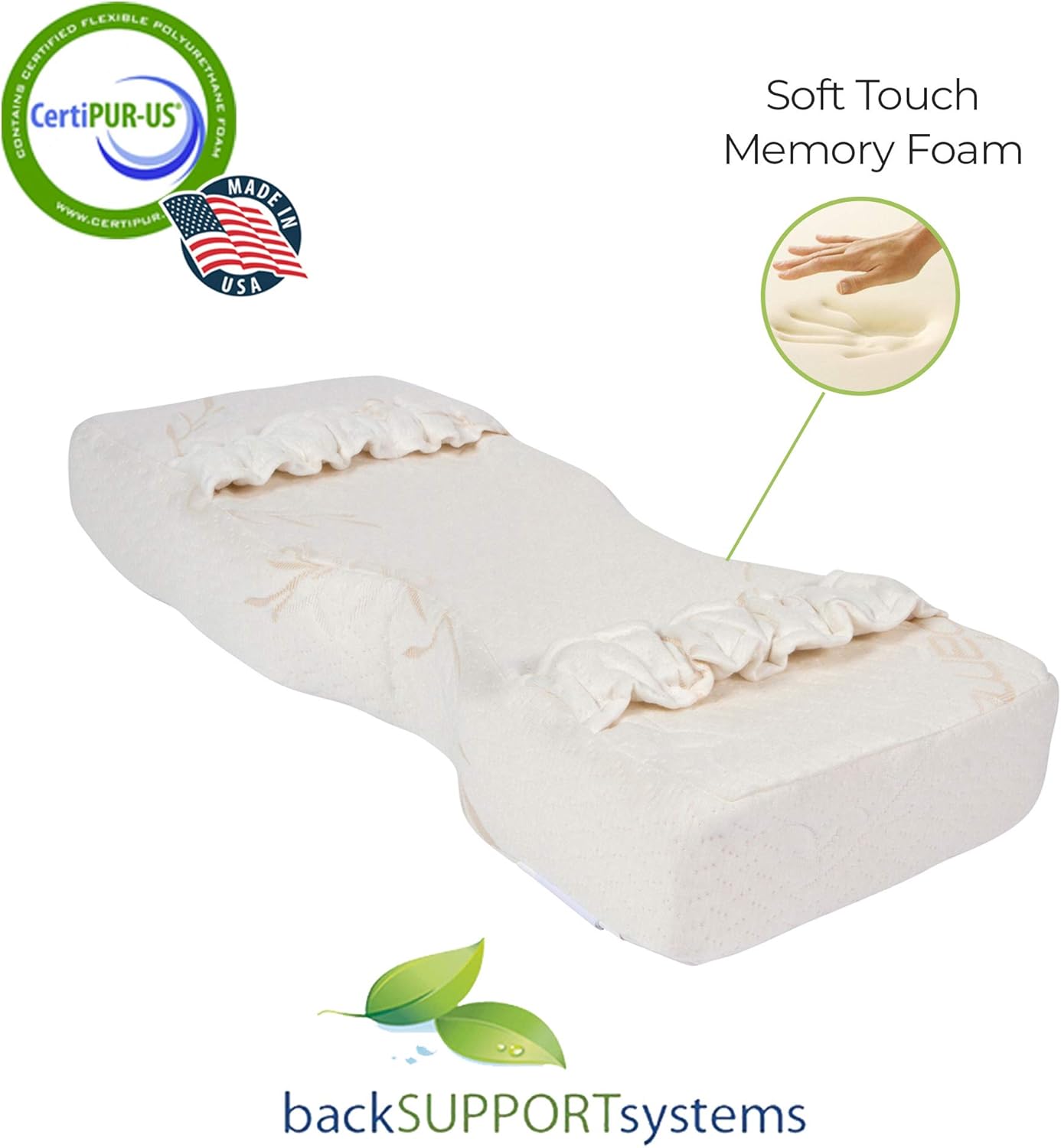 Back Support Systems Knee-T Leg Pillow Patented - Medical Grade High Density Foam Knee Pillow for Sleeping, Back Pain Relief, Hip and Sciatica Pain, Side Sleepers: Home & Kitchen