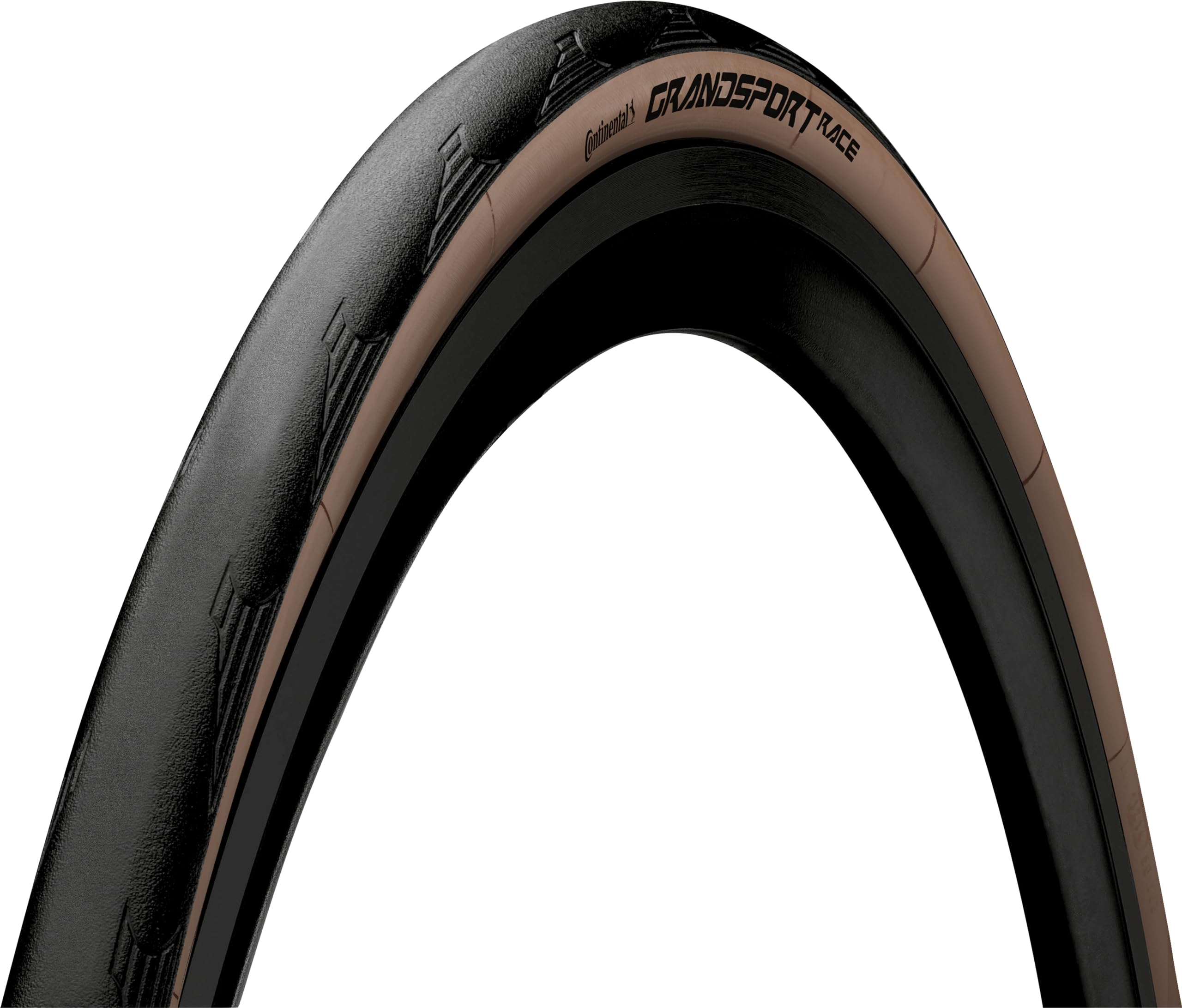 Continental - Continental 28-622 Grand Sport Race (700 x 28C) Black/Brown Foldable Skin Tire - 1 Piece