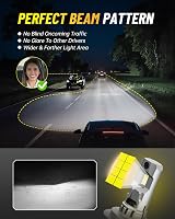 CYBERBEAM H7 LED Headlight Bulbs 90W 30000LM 6500K CANBUS Ready Pack of 2 view 3