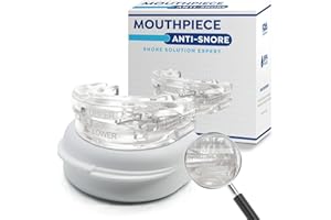 Snoring Aid Mouthpiece, Adjustable and Comfortable Dental Guard for Restful Nights, Reusable and Portable Sleep Mouth Guard w