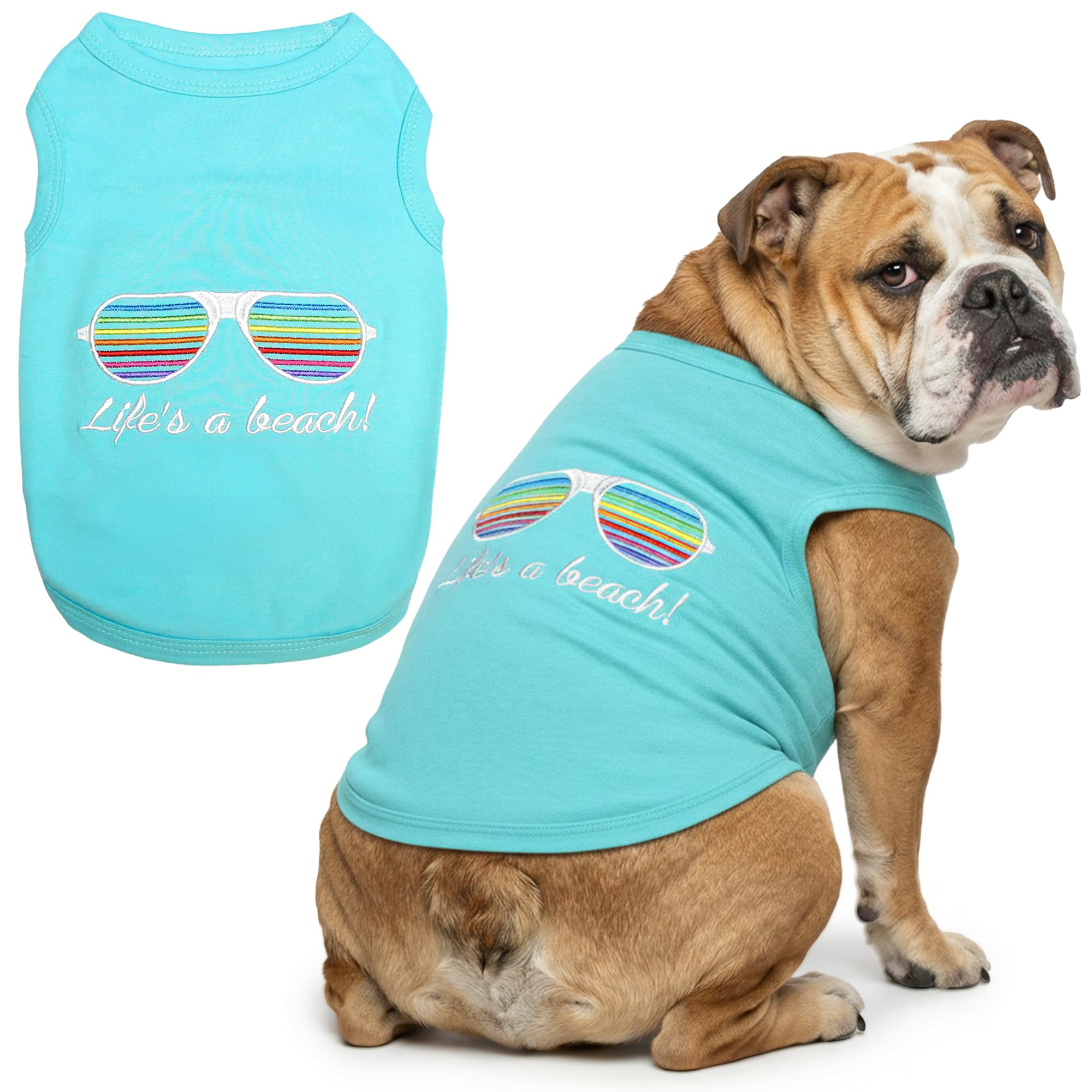 Parisian Pet Life's a beach! Dog T-Shirt, 3X-Large