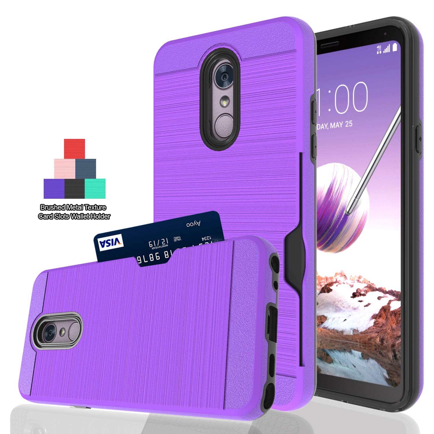 Best lg stylo 4 phone card holder case