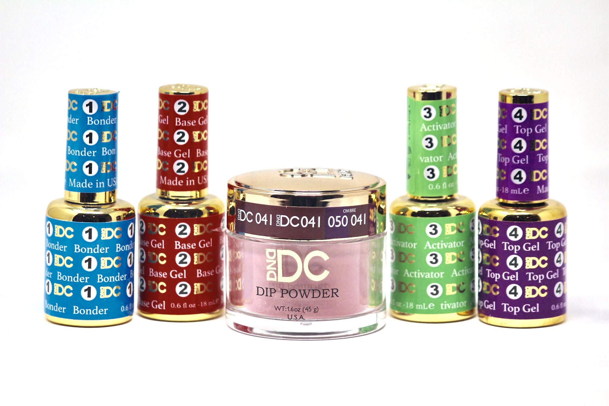 DND DIP POWDER KIT (DC 041 LIGHT MAHOGANY)