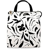 kate spade new york Portable Soft Cooler Lunch Bag, Thermal Tote with Insulated Interior Lining and Storage Pocket, Lunch Tote for Women, Painters Garden