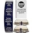 Tamper Evident Tape | Sealed for Your Safety | 500 Tamper Proof Stickers | Seal Tape to Help Increase Security During Delivery Stickers |(0.75 x 3.5 in) Navy Blue Safe Food Seal