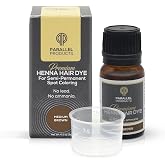 Parallel Products Spot Color Henna Kit - Henna Hair Dye - 3 grams - Tint for Professional Spot Coloring - With Mixing Dish - Covers Grey Hair - Root Touch Up (Medium Brown)