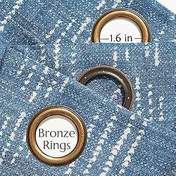 jinchan Boho Curtains Linen Curtains for Living