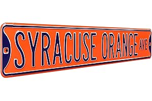 NCAA College Metal Wall Décor- Large, Heavy Duty Steel Street Sign by Authentic Street Signs